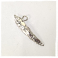 Silver chilli pendant